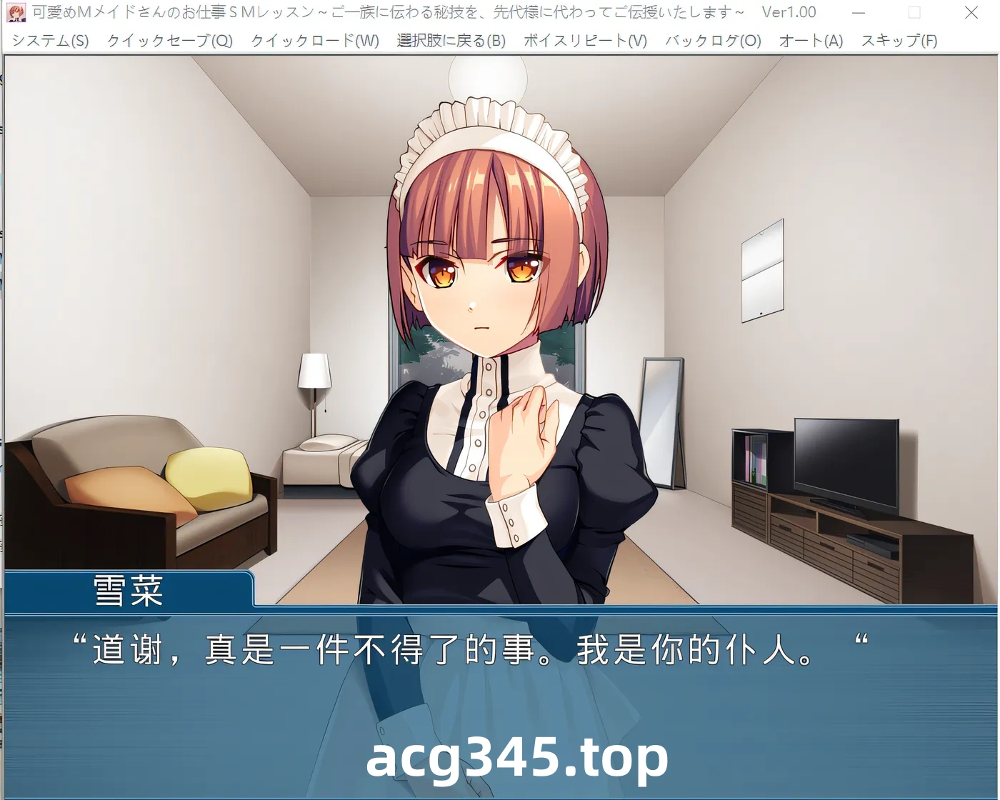 w1353  可爱的 M 女仆的工作 SM 课程 ～将传承给家族的秘诀，代替前代为您传授～ 云翻汉化版 [新作/394.3M]-11