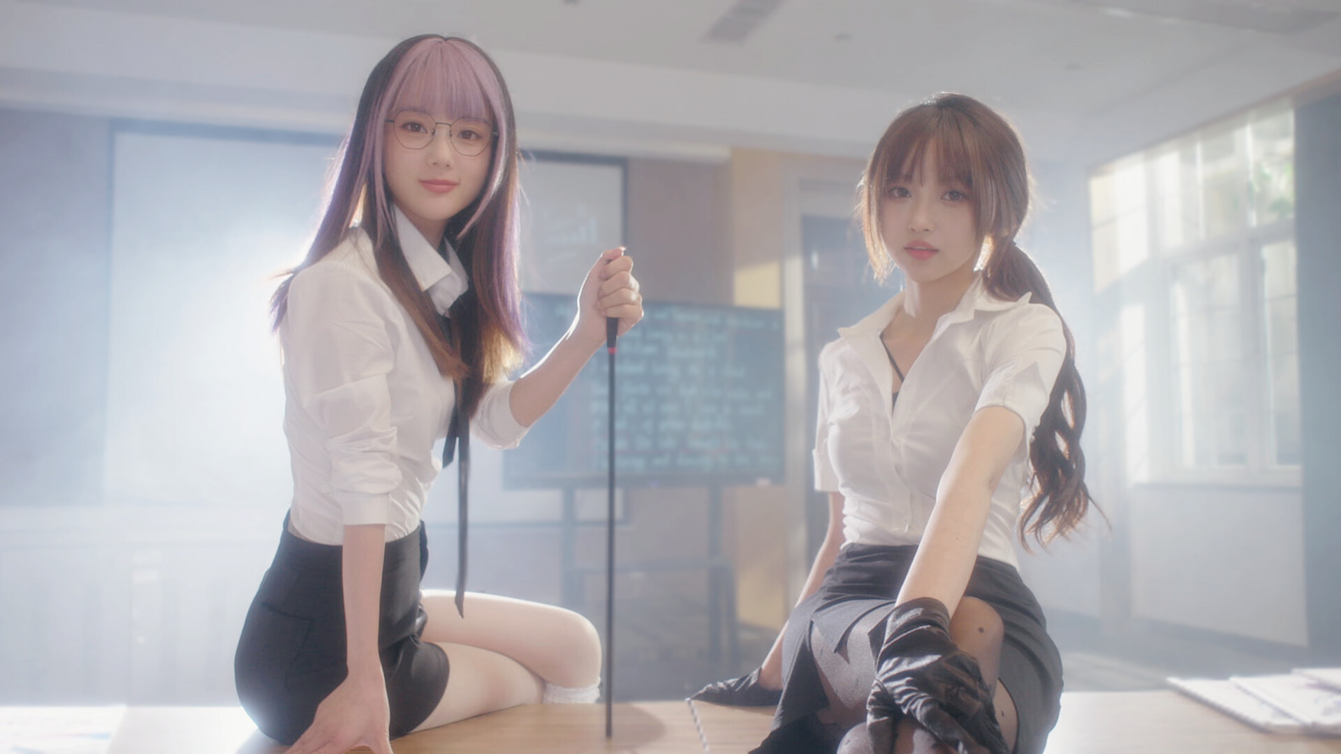 图片[9]-w2151 美女，请别影响我学习 Steam官方中文  真人SLG-11