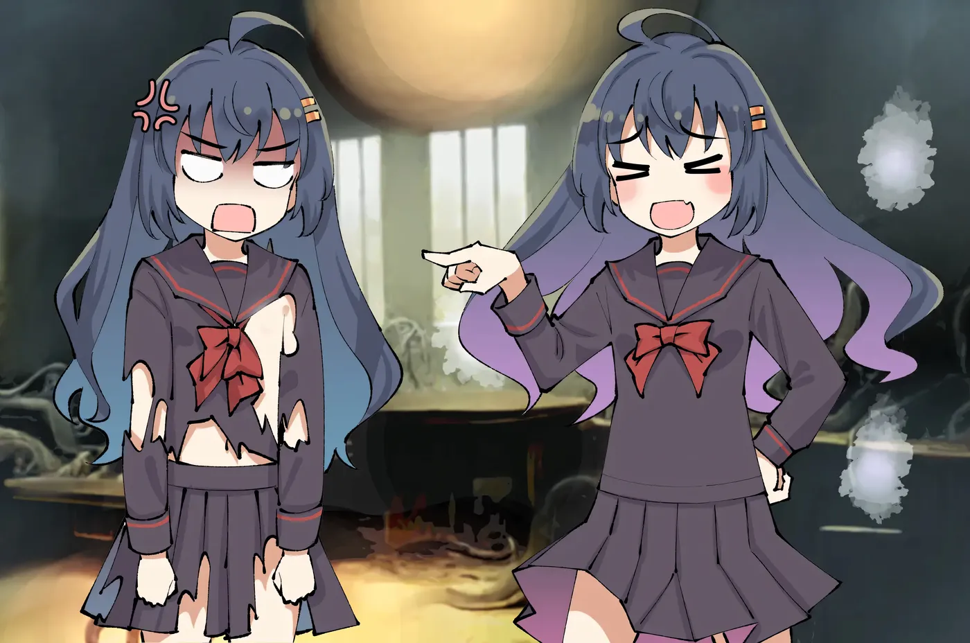 图片[4]-w3202 淫界侦探阿拉卡 ～JK退魔师推理风ADV～挂载AI汉化版+存档 [新作/1.5G]-11