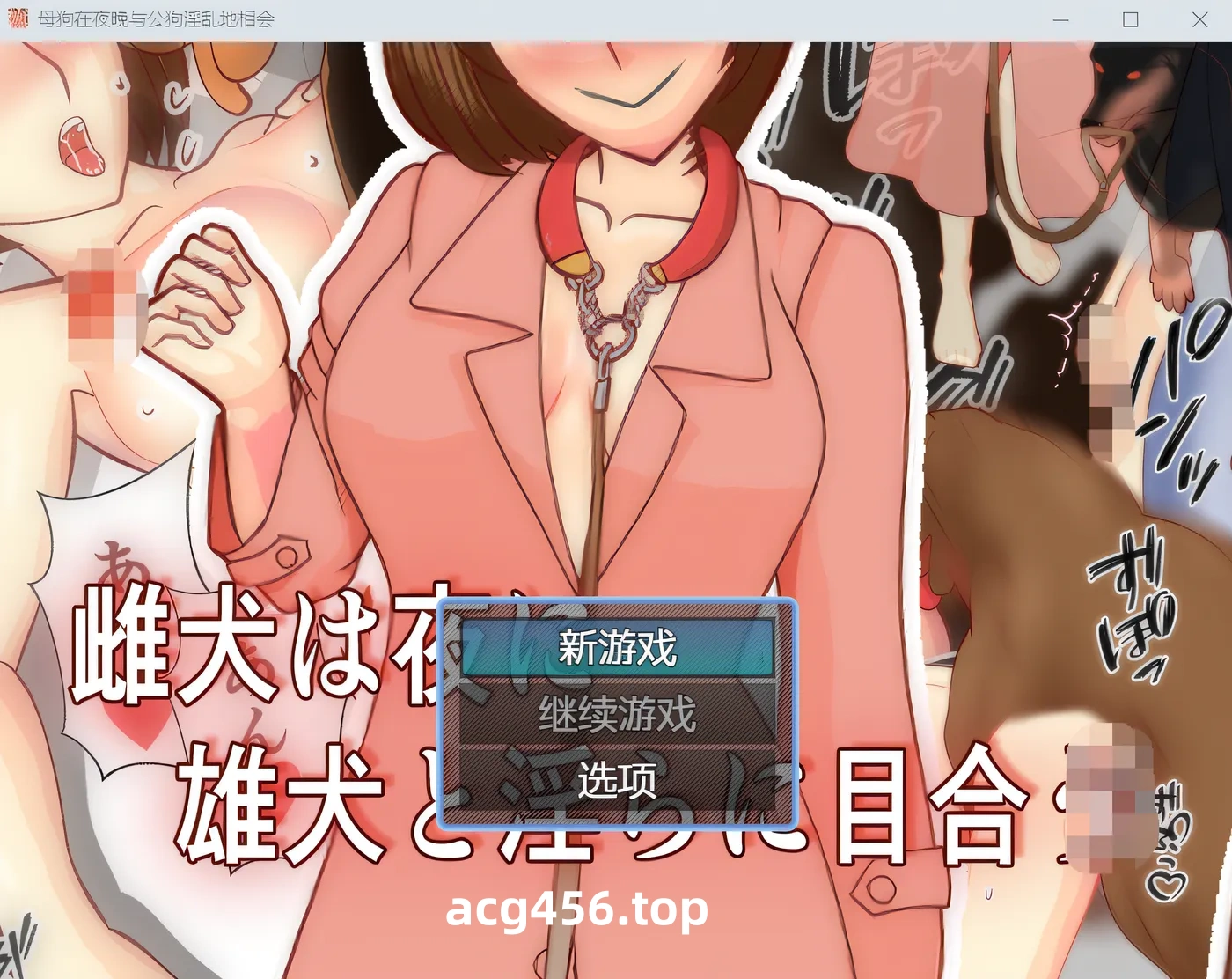 x2189 一只母狗在晚上与一只公狗发生性关系 Ver1.10 云翻汉化版 [新作/160M]-11