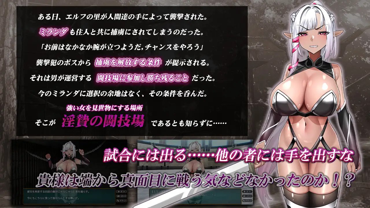 图片[2]-x15189淫祭的斗技场 -黑暗精灵剑士米兰达 V1.0 AI汉化[新作/1.1G]-11