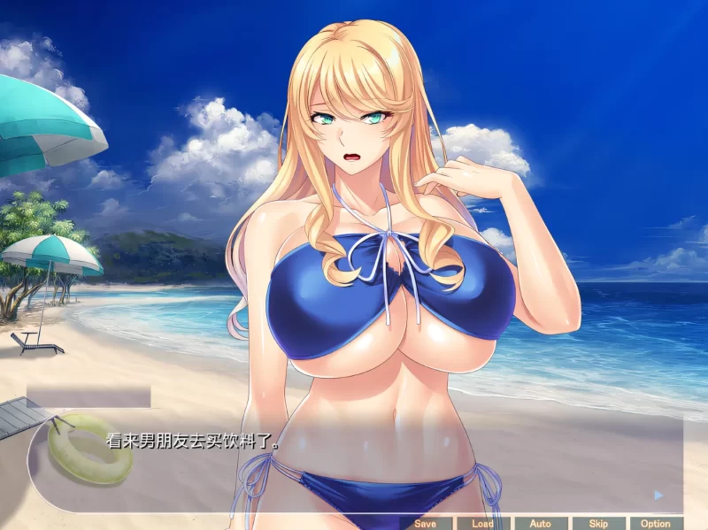 图片[2]-a8113在海滩上对穿着泳衣的金发巨乳女高中生进行大胆搭讪～ 官方中文【PC/290M/新作】-11